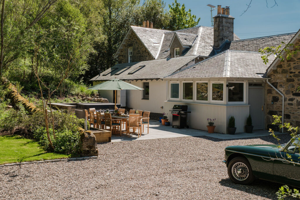 Exterior of property at The Schoolhouse, Straloch Estate, Perthshire